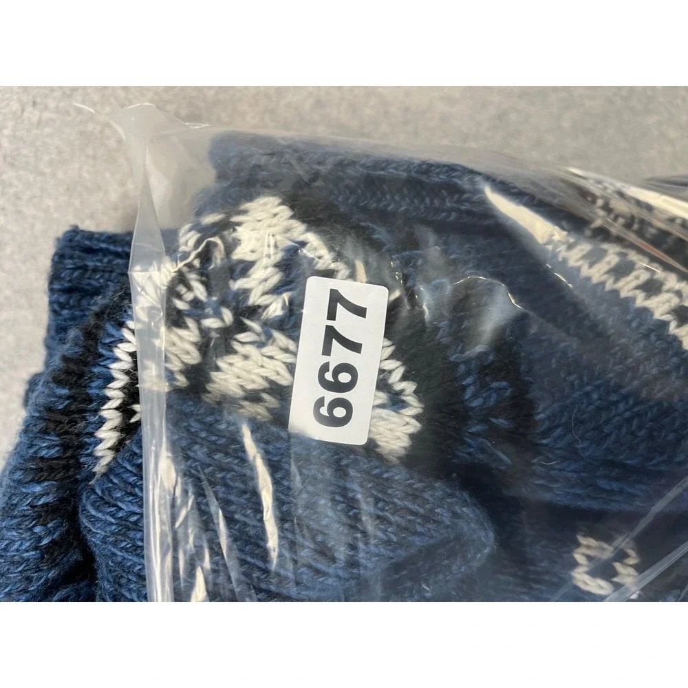 Old Navy Cardigan Mens XL Blue Fair Isle Shawl Collar Wool Blend Sweater